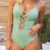 Swim Dippin' Daisy's Moderate | Bliss One Piece Eucalyptus