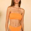 Swim Dippin' Daisy's Cheeky | Seashore High Waisted Cheeky Bikini Bottom Creamsicle