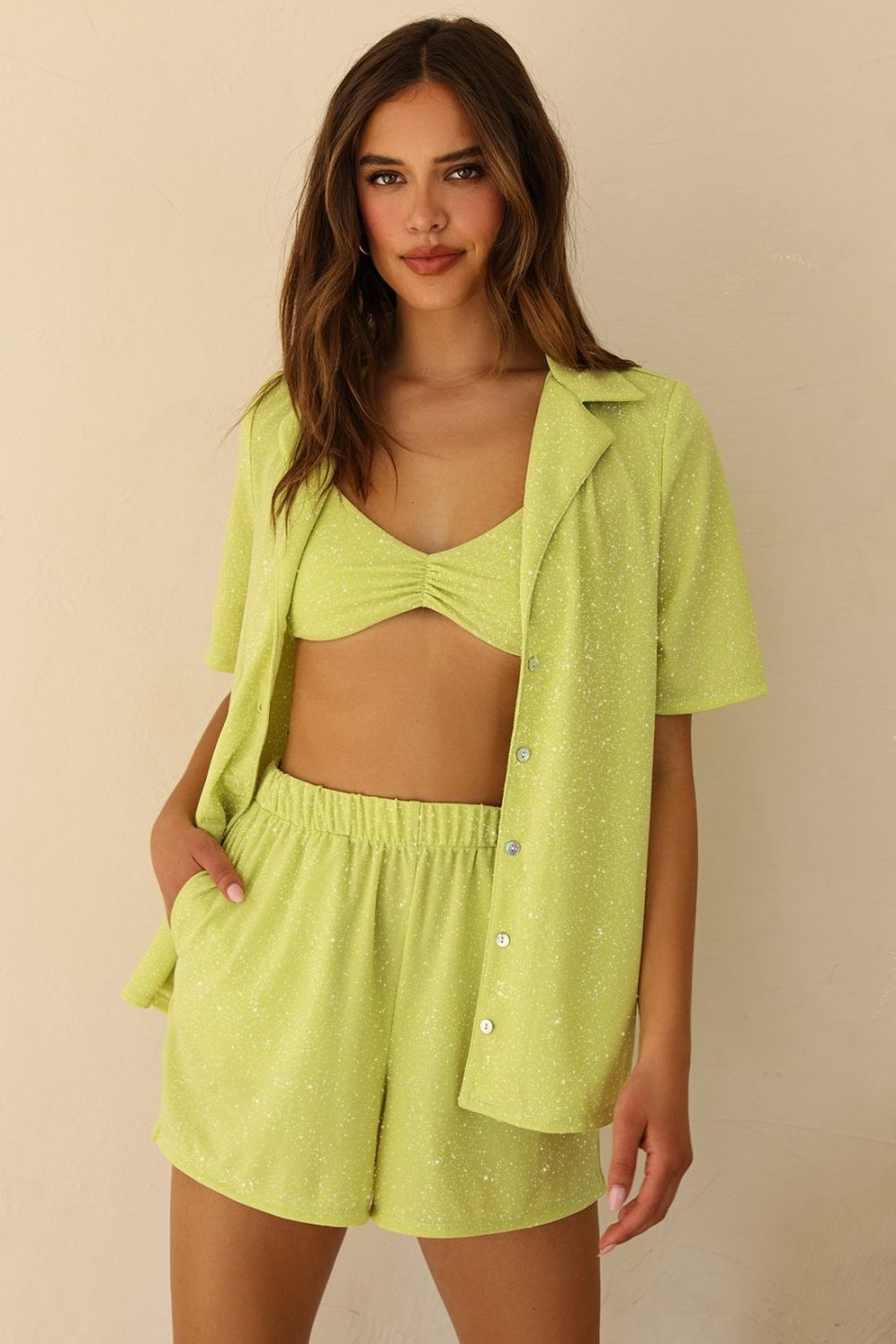 Clothing Dippin' Daisy's | Mary-Kate Top Cyber Lime