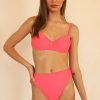 Swim Dippin' Daisy's Underwire | Gigi Top Calypso Coral Rib