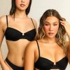 Swim Dippin' Daisy's Underwire | Gigi Top Black