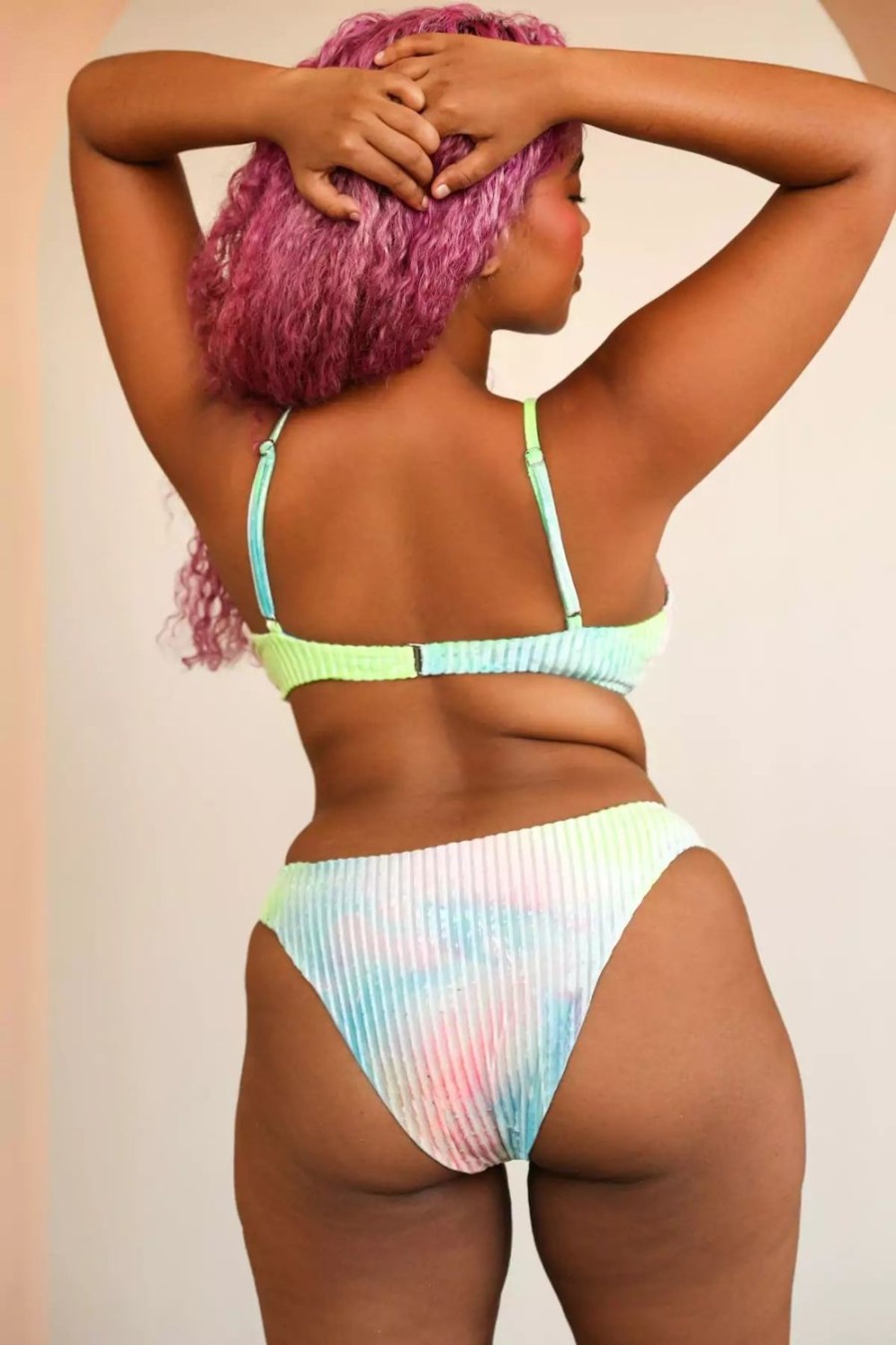 Swim Dippin' Daisy's Cheeky | Nocturnal Bottom Candy Tie Dye