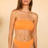 Swim Dippin' Daisy's High Waist | Seashore High Waisted Cheeky Bikini Bottom Creamsicle