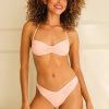 Swim Dippin' Daisy's Cheeky | Angel Cheeky Bikini Bottom Sunset Pink