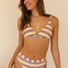 Swim Dippin' Daisy's Cheeky | Ultra Bottom Y2K Stripe