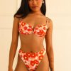 Swim Dippin' Daisy's High Waist | Seashore High Waisted Cheeky Swim Bikini Bottom In Bloom