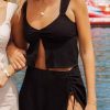 Swim Dippin' Daisy's Coverups | Paola Top Black