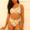 Swim Dippin' Daisy's Cheeky | Seashore High Waist Cheeky Bikini Bottom Daisy Dukes