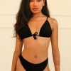 Swim Dippin' Daisy's Cheeky | Cindy Cheeky Swim Bikini Bottom Black Rib