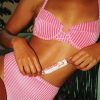 Swim Dippin' Daisy's Cheeky | Seashore Cheeky High Waisted Bikini Bottom Pink Aura