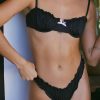 Swim Dippin' Daisy's Tops | Primrose Underwire Bikini Top Black