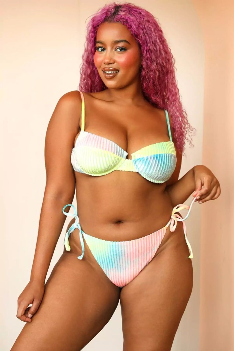 Swim Dippin' Daisy's Cheeky | Laguna Bottom Candy Tie Dye