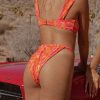 Swim Dippin' Daisy's Cheeky | Bisou Cheeky Bikini Bottom Sungazer/Red