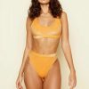 Swim Dippin' Daisy's High Waist | Ultra High Waisted Cheeky Bikini Bottom Golden Hour