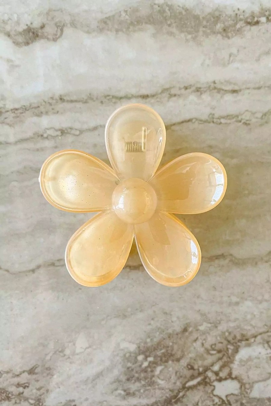 Clothing Dippin' Daisy's | Oopsy Daisy Hair Claw Clip Clear Vanilla