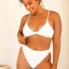 Swim Dippin' Daisy's Bottoms | Seashore Bottom White Waffle