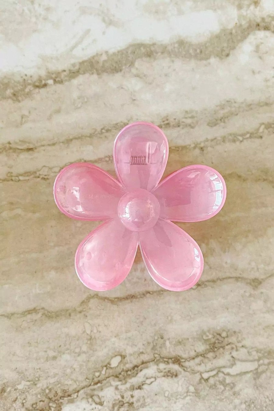 Clothing Dippin' Daisy's | Oopsy Daisy Hair Claw Clip Clear Pink