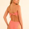 Swim Dippin' Daisy's High Waist | Haven Cheeky Swim Bottom Tea Rose