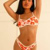 Swim Dippin' Daisy's Cheeky | Glow Cheeky Swim Bikini Bottom In Bloom