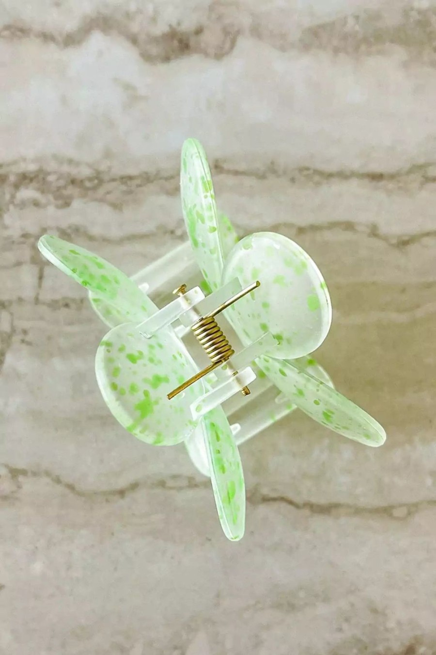 Clothing Dippin' Daisy's | Oopsy Daisy Hair Claw Clip Sprinkle Green