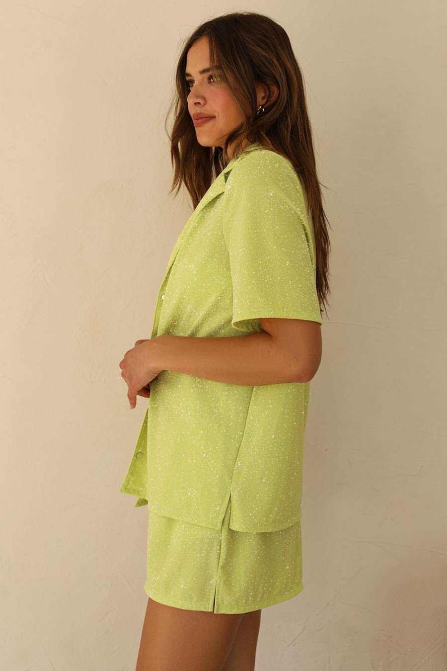 Swim Dippin' Daisy's Coverups | Mary-Kate Top Cyber Lime